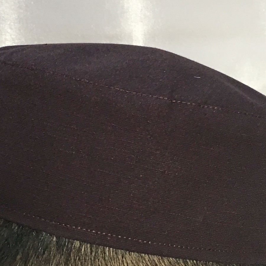 Brown Color Premium Quality Coat Fabric ( Namaz Cap)  Cap / Kufi IBZ-300-3